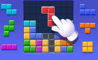 img A Block Puzzle. 9 In A Row!