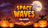 Space Waves Halloween background
