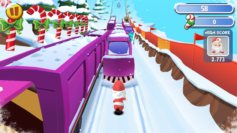 santa run screenshot