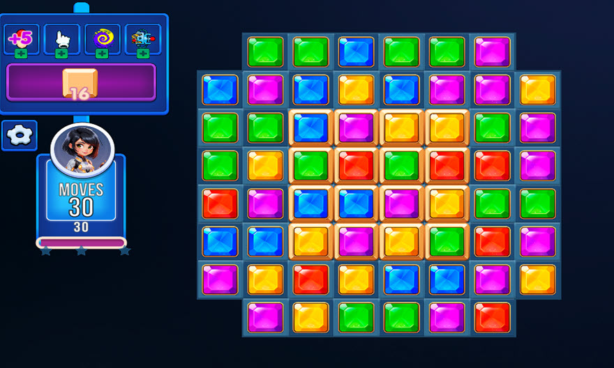 secret galaxy match three screenshot