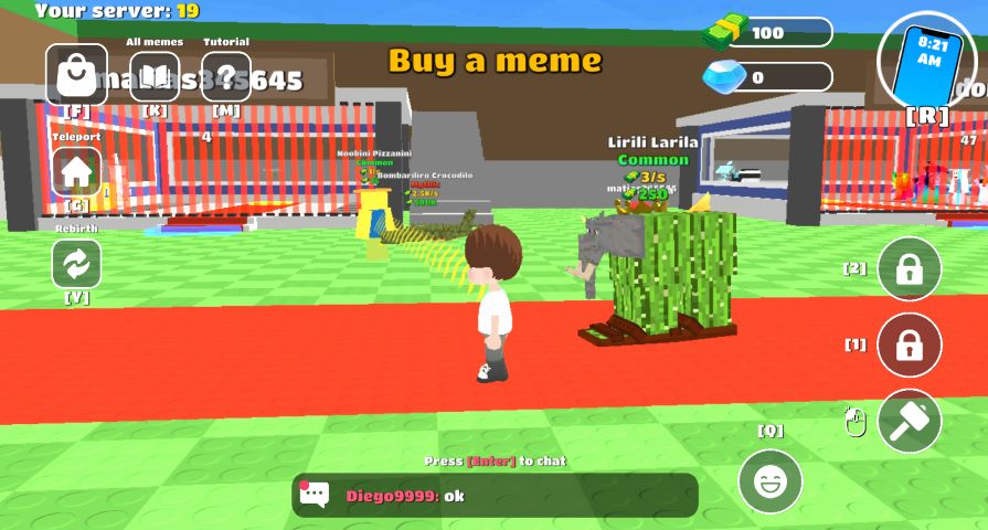 steal brainrot online screenshot
